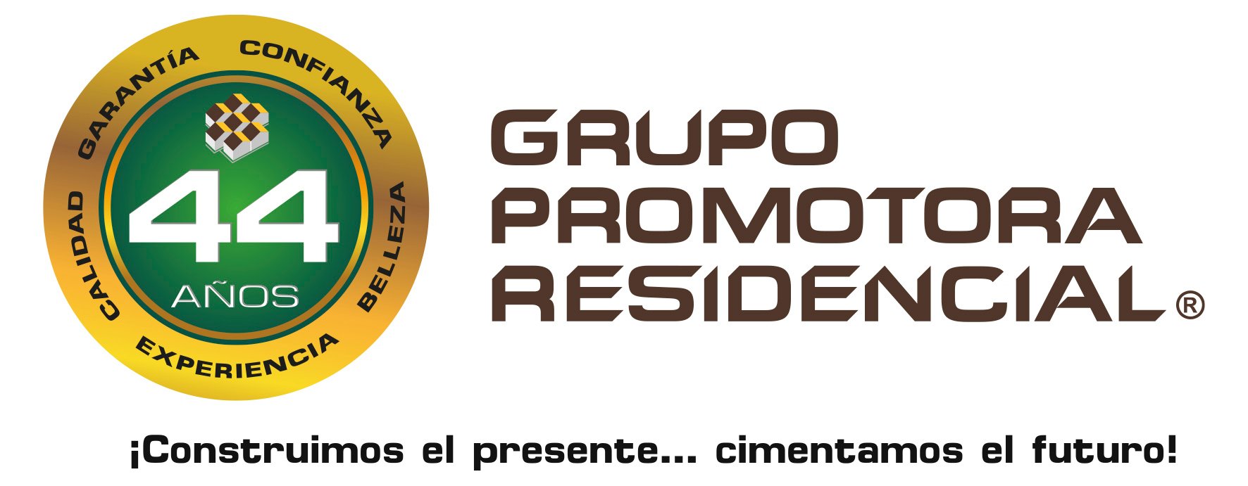 Grupo Promotora Residencial_ Logo44anos