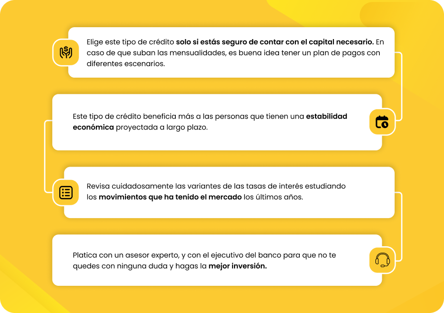 Todo sobre los créditos hipotecarios de tasa variable