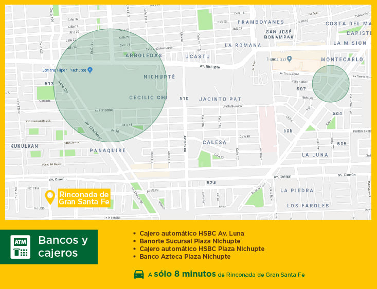 Rinconada de Gran Santa Fe bancos casas nuevas en venta cancun